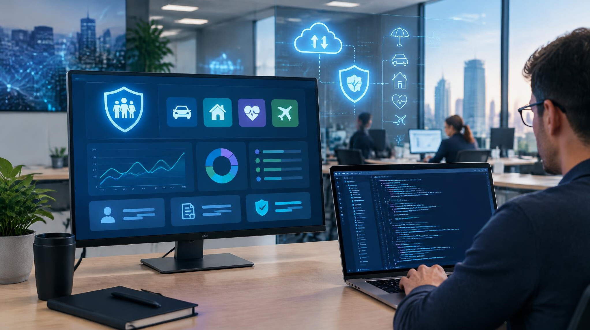 insurance digital dashboard