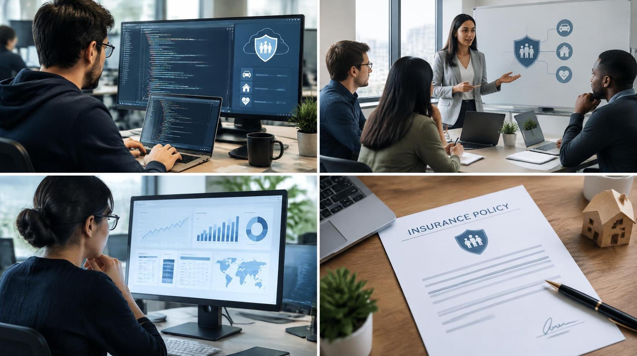 programmer coding insurance software