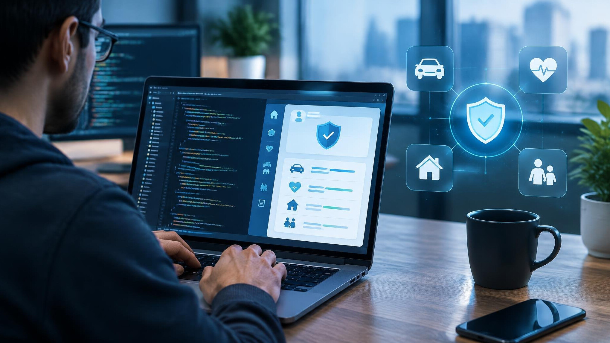 insurance software interface
